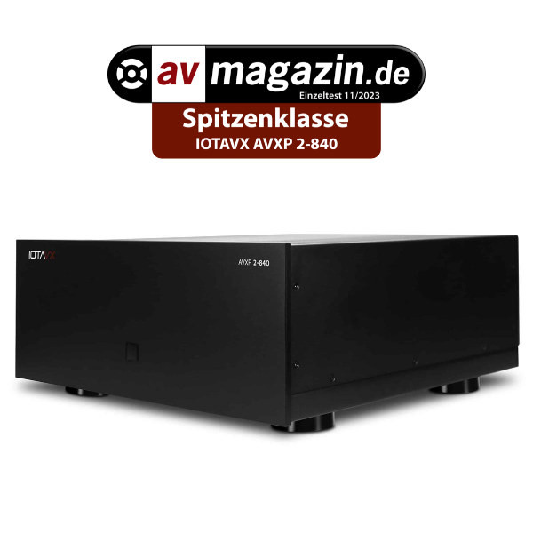 IOTAVX AVXP 2-840 war beim AV-Magazin im Test! - IOTAVX AVXP 2-840 war beim AV-Magazin im Test!