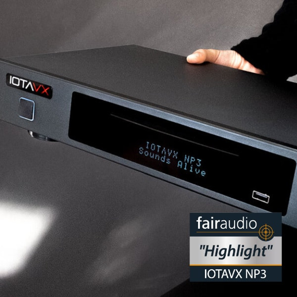 IOTAVX NP3 erhält "Highlight" Auszeichnung von Fairaudio - IOTAVX NP3 erhält "Highlight" Auszeichnung von Fairaudio